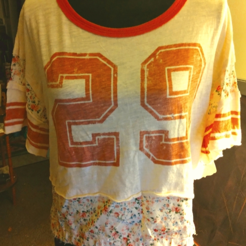 NWT Altar'd State cropped tee size M